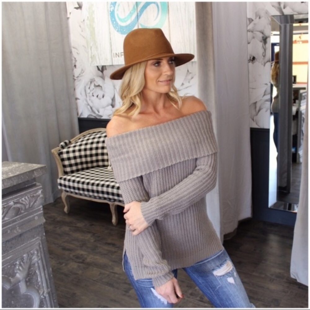 Off the shoulder Sweater
